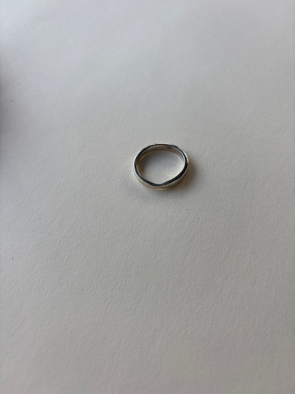 Recycled Silver Simple Ring