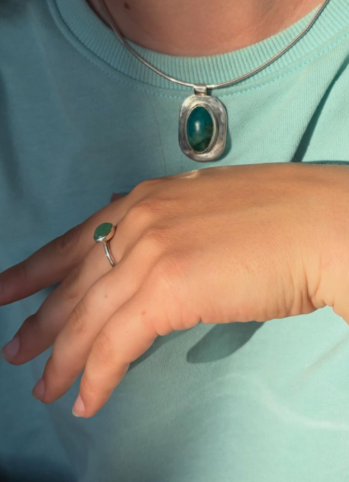 aventurine stone ring